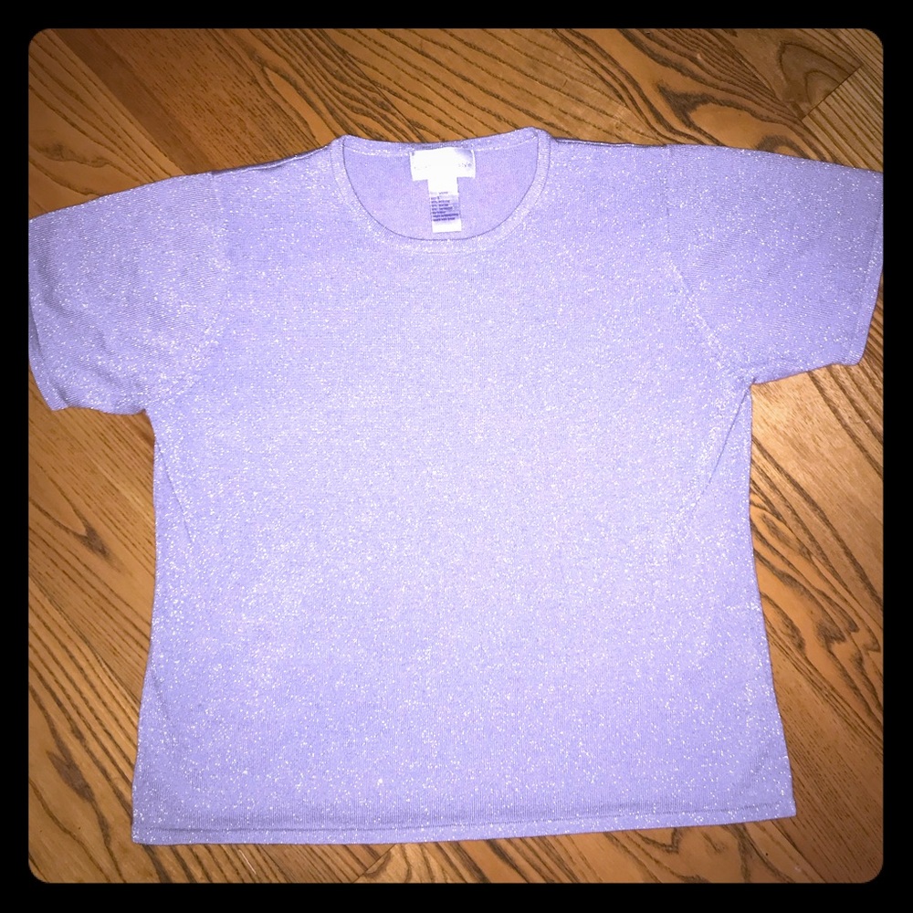 SUPER SPARKLY IRIDESCENT glitter shirt